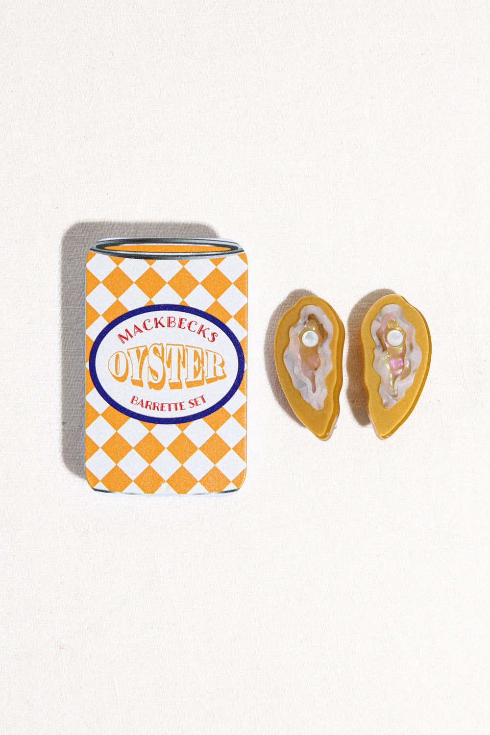 Oyster Barrette Set