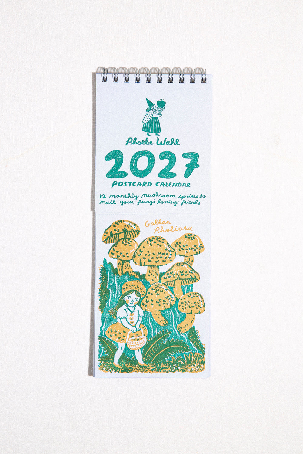 Gnomes & Mushrooms 2027 Postcard Calendar