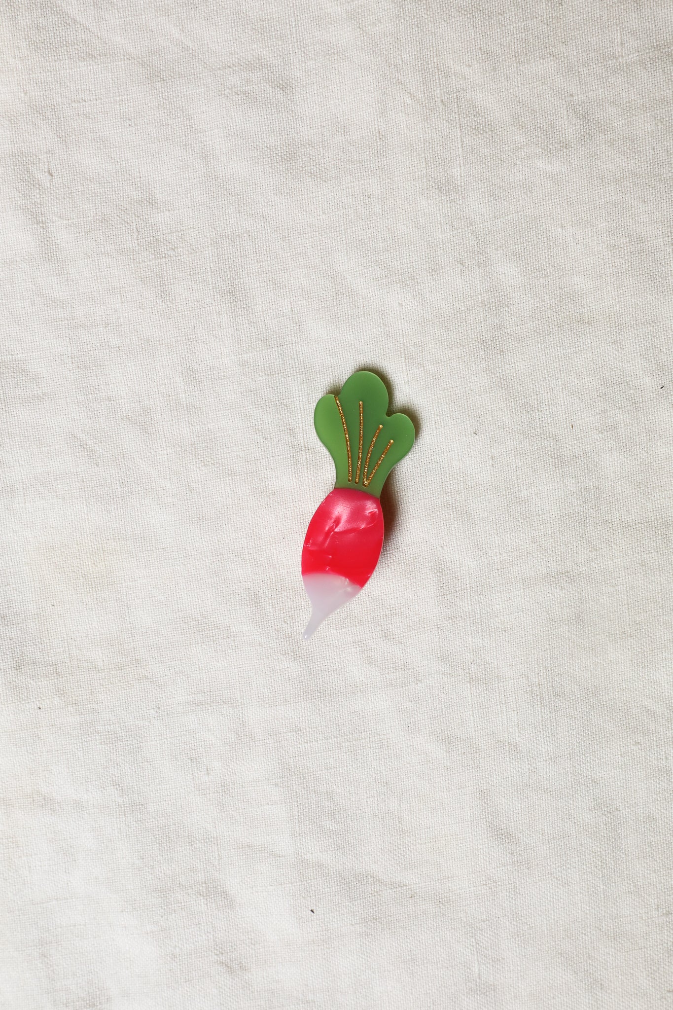 Tiny Radish Hair Clip