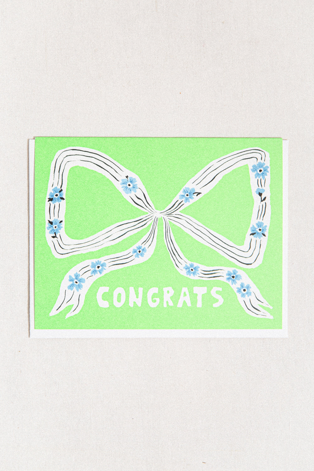Congrats Bow Greeting Card
