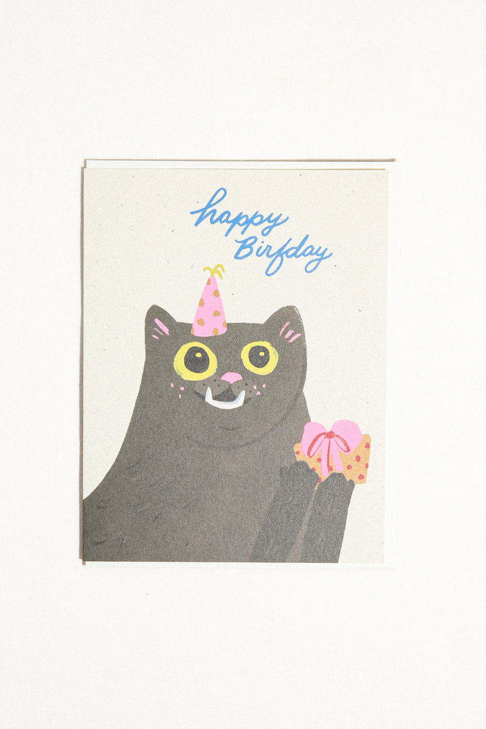 Birfday Cat Greeting Card