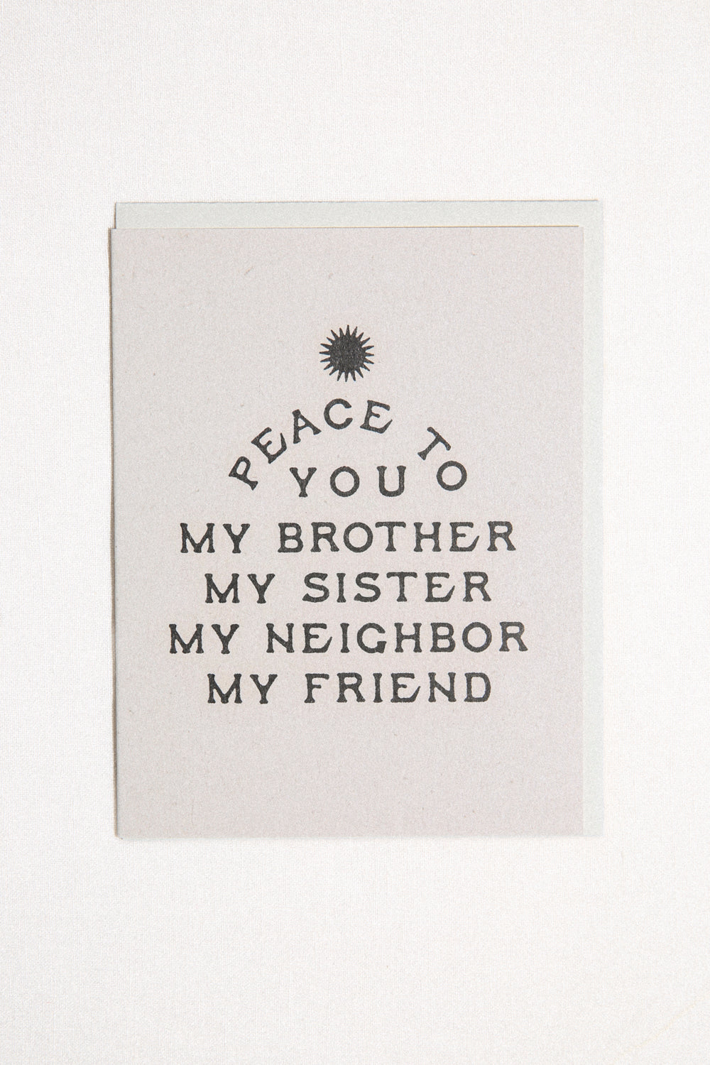 Peace to You Greeting Card