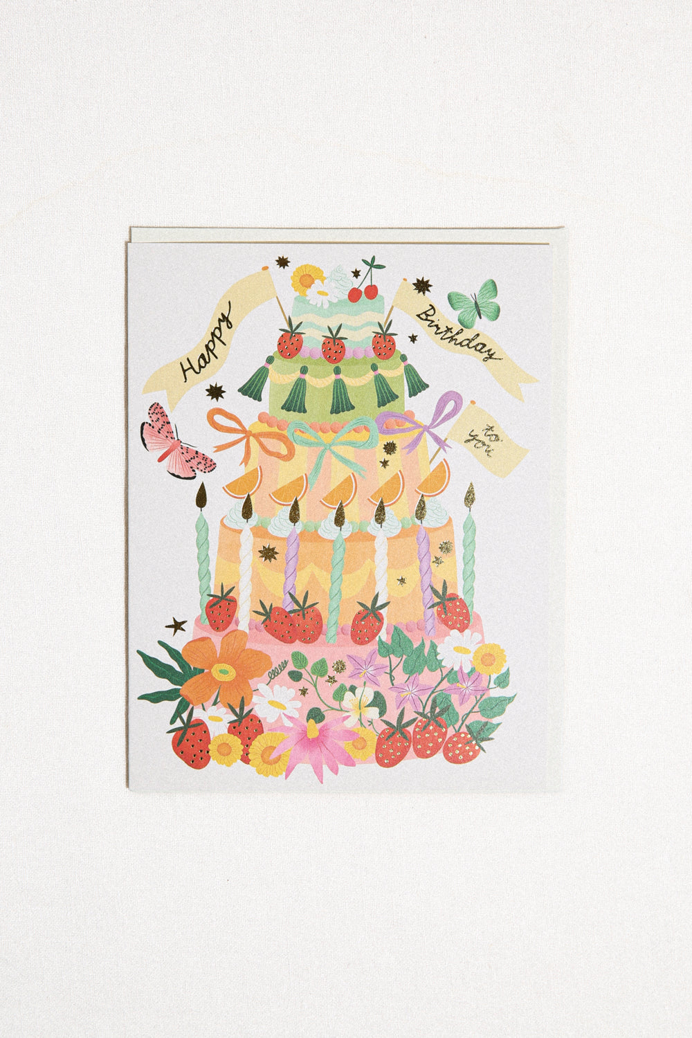 Whimsical Cake Greeting Card