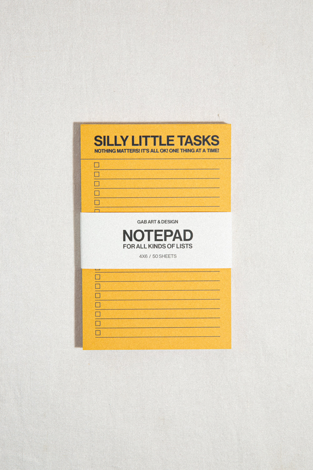 Silly Little Tasks List Notepad