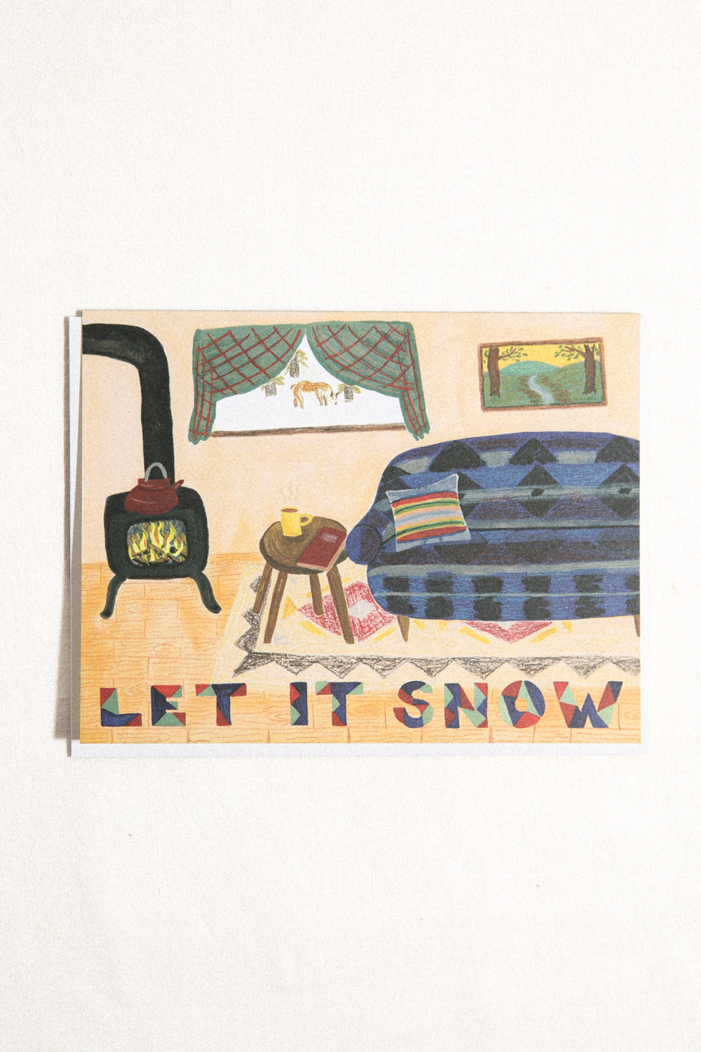 Let It Snow Greeting Card