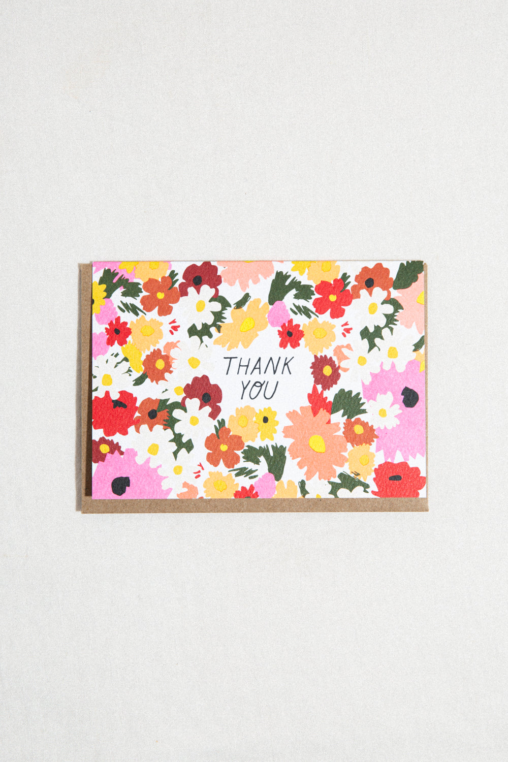 Thank You Flowers Greeting Card