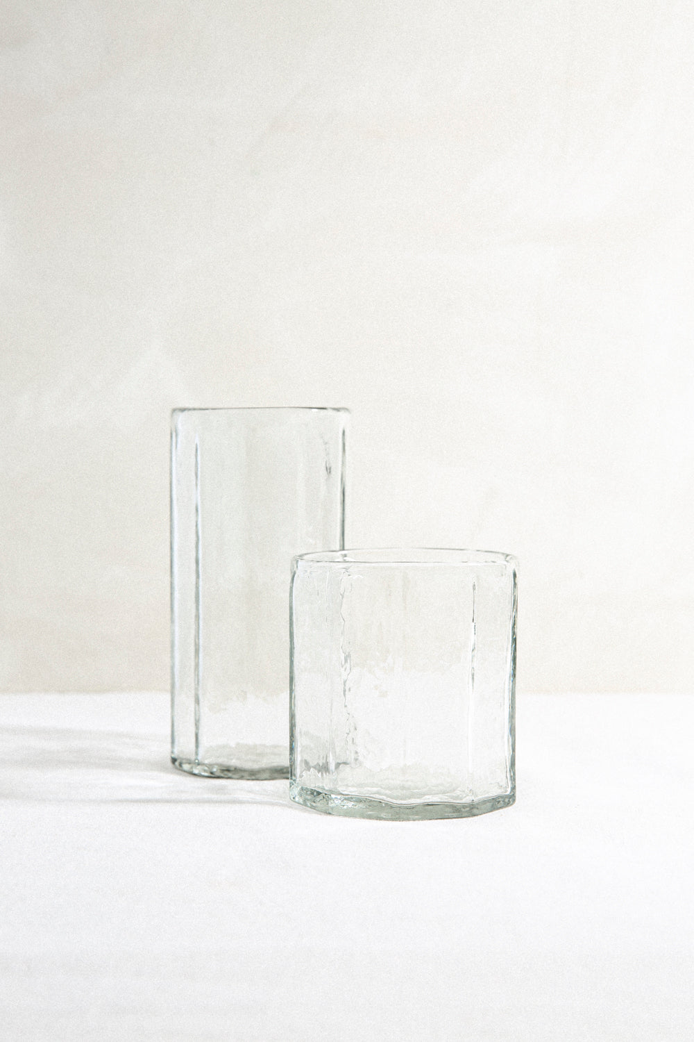 Pebbled Edge Glassware