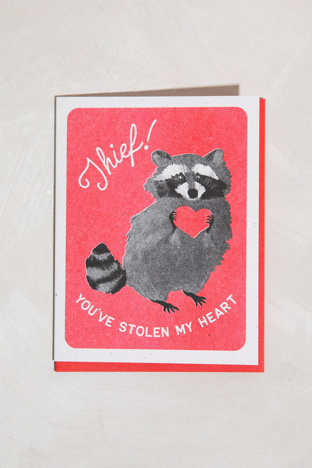 Raccoon Thief Greeting Card