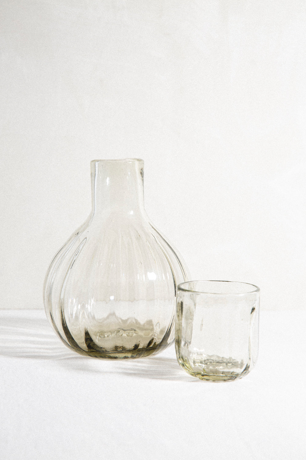 Fluted Short Carafe Set