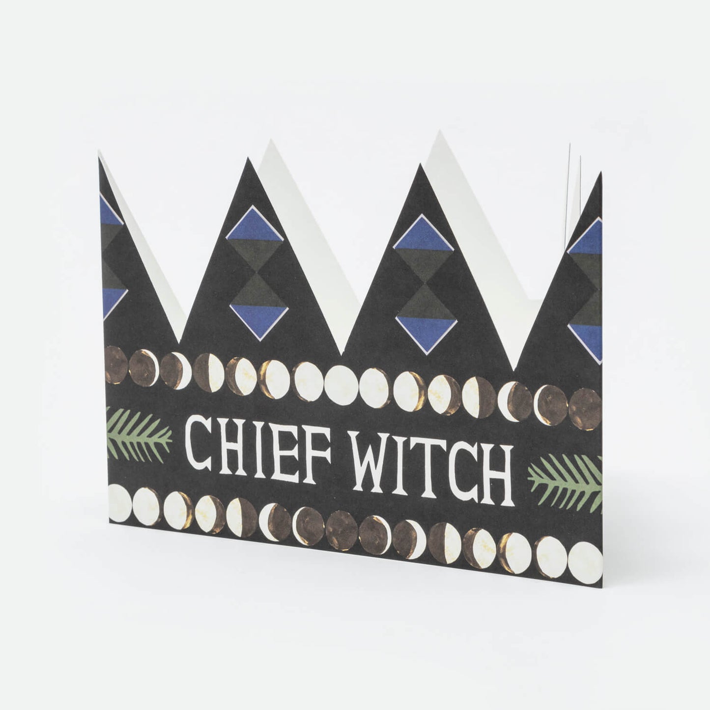 Chief Witch Greeting Card and Party Hat