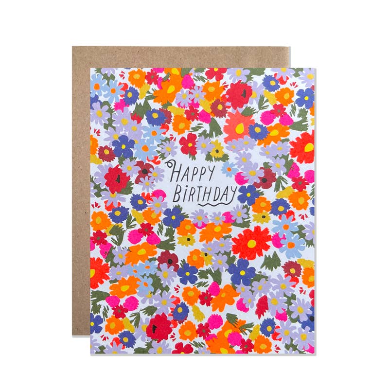 Happy Birthday Garden Greeting Card