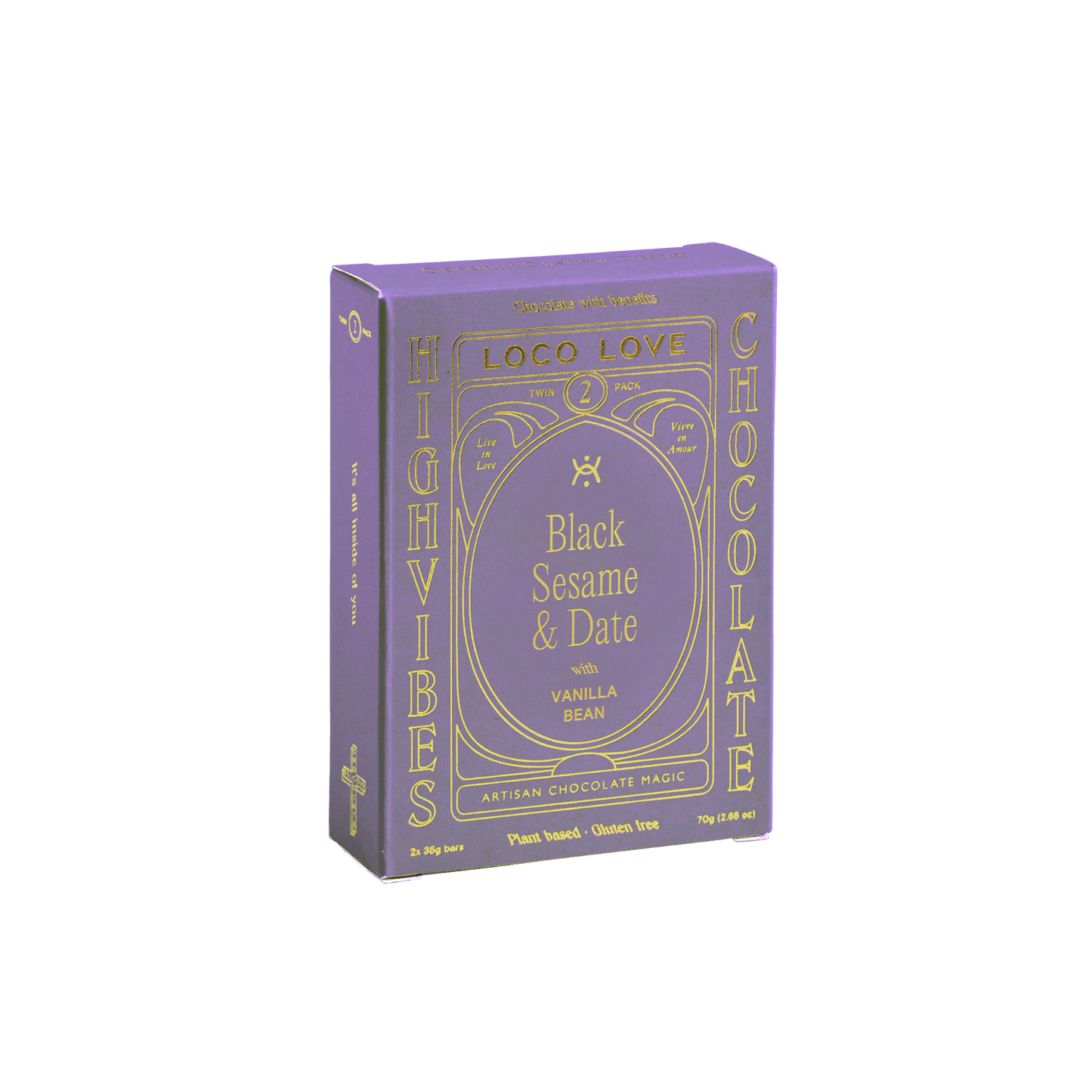 Black Sesame Date Chocolate