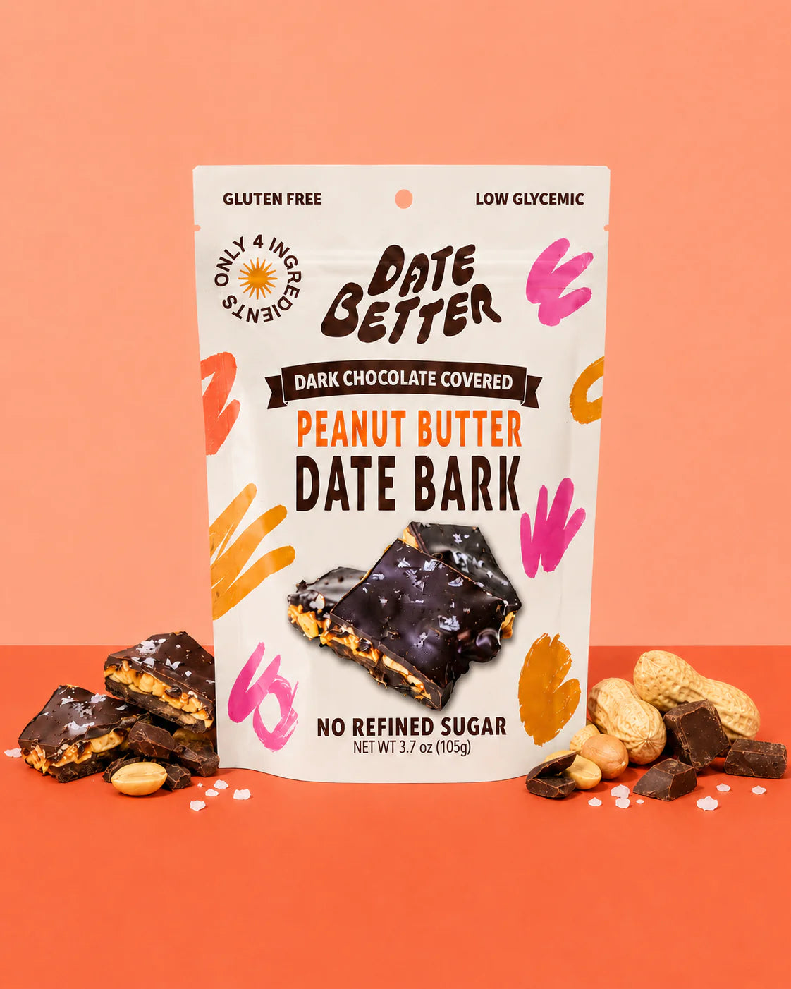 Peanut Butter Date Bark