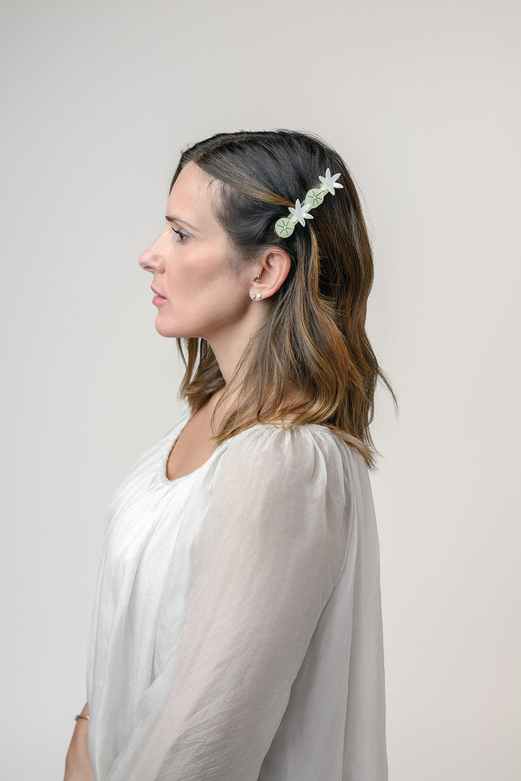 Water Lily Hair Clip