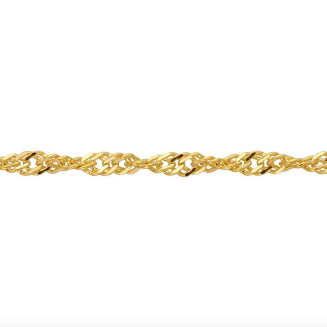 Singapore Chain - Solid 14k