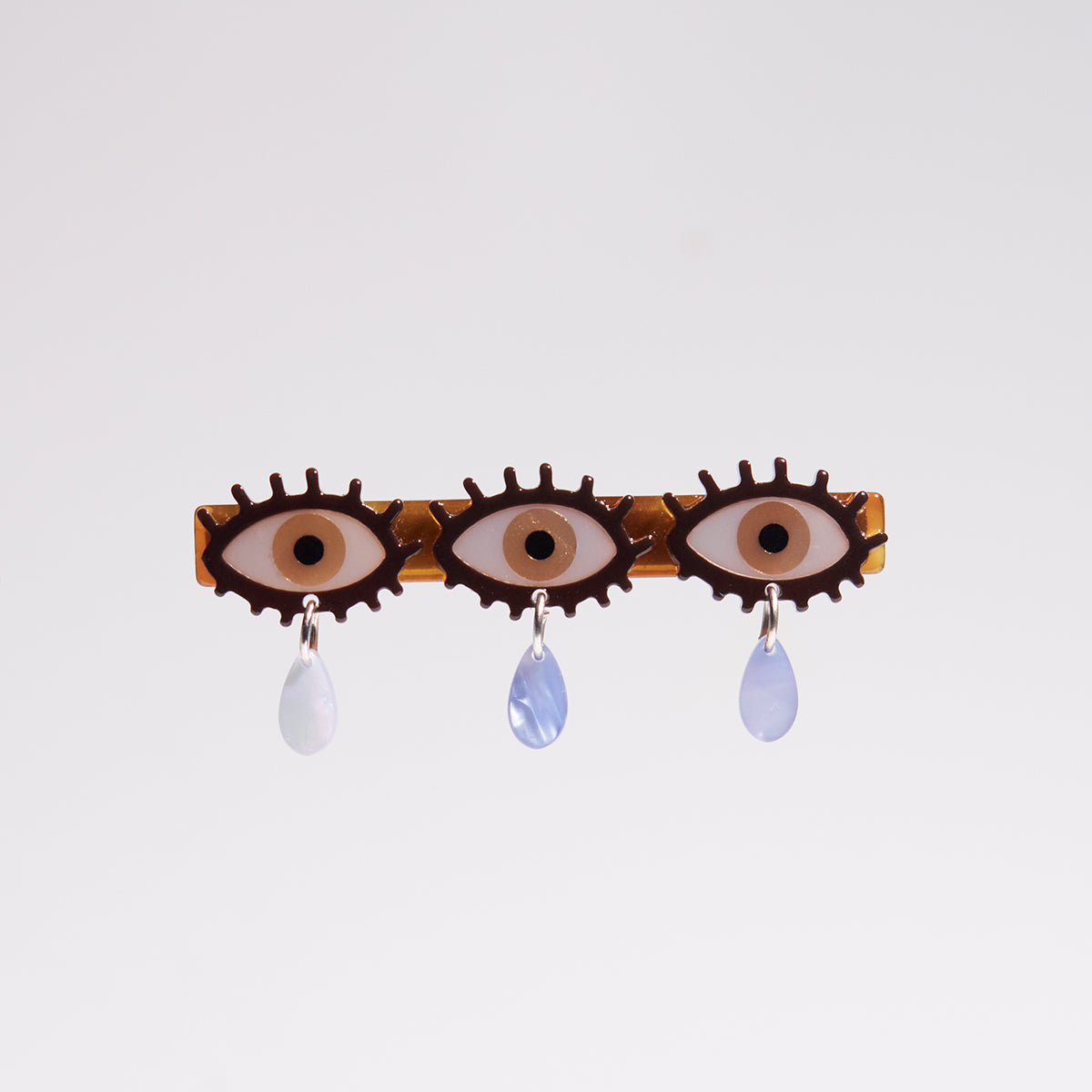Crying Eyes Hair Clip