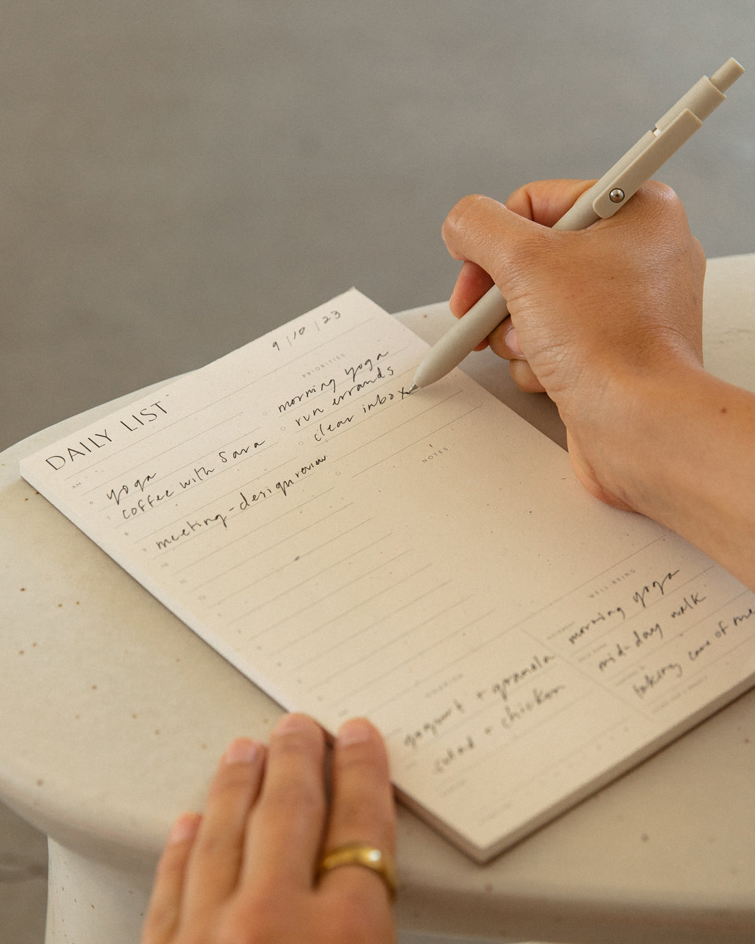 Daily List Notepad
