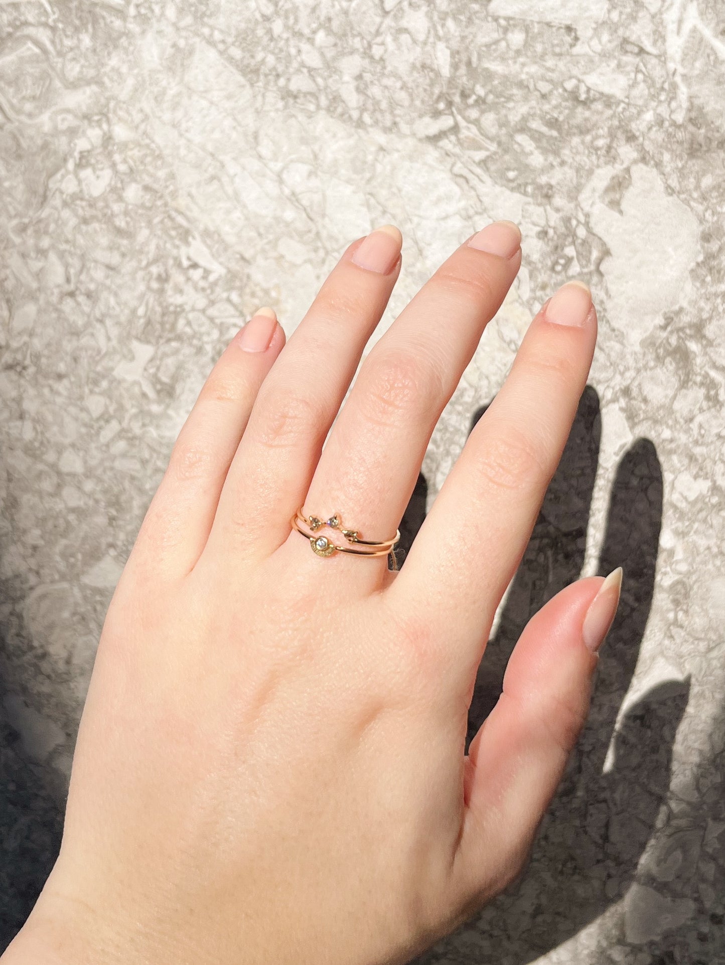 Brown Champagne Diamond Willow Ring