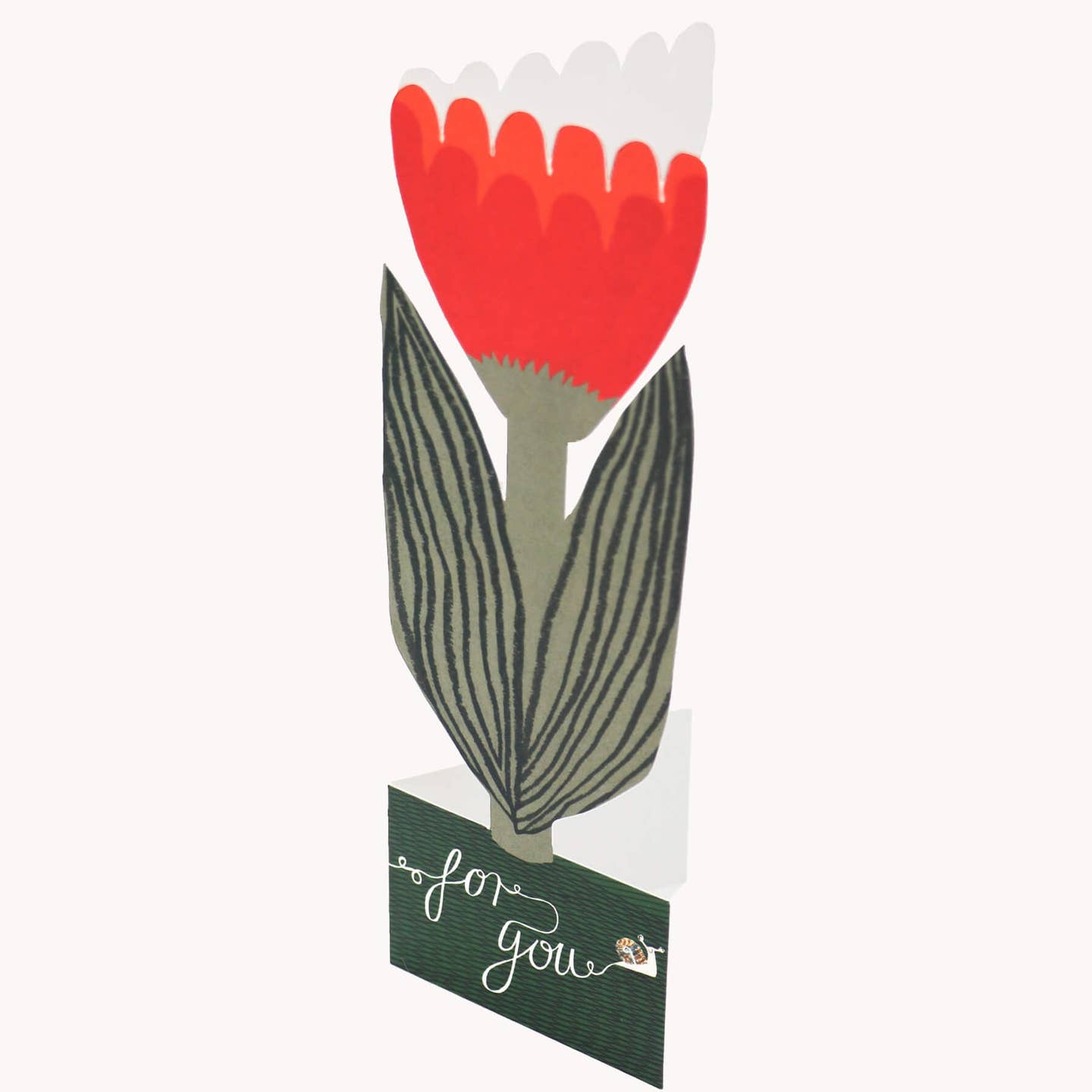 For You Flower Greeting Card
