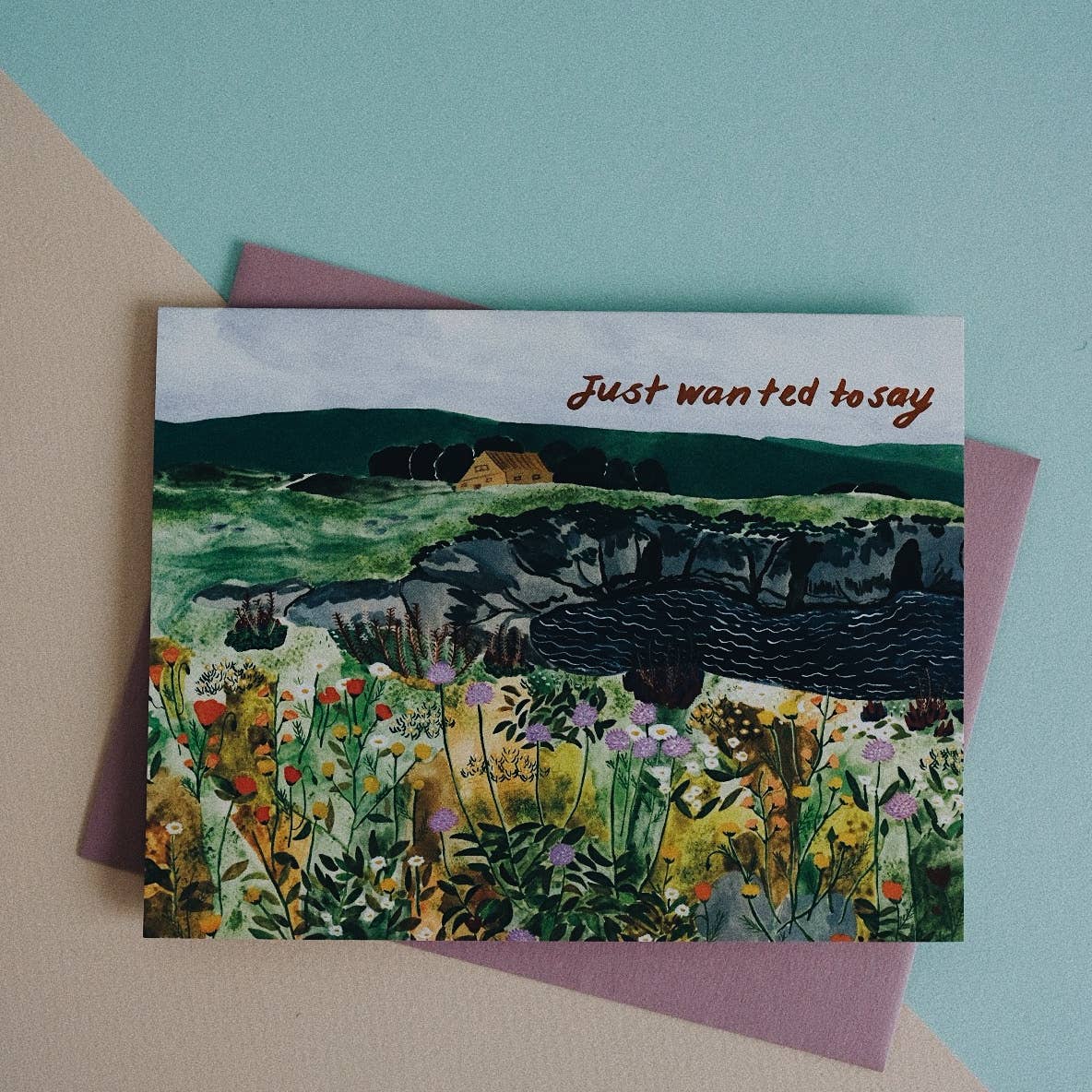 Just Wanted To Say Greeting Card