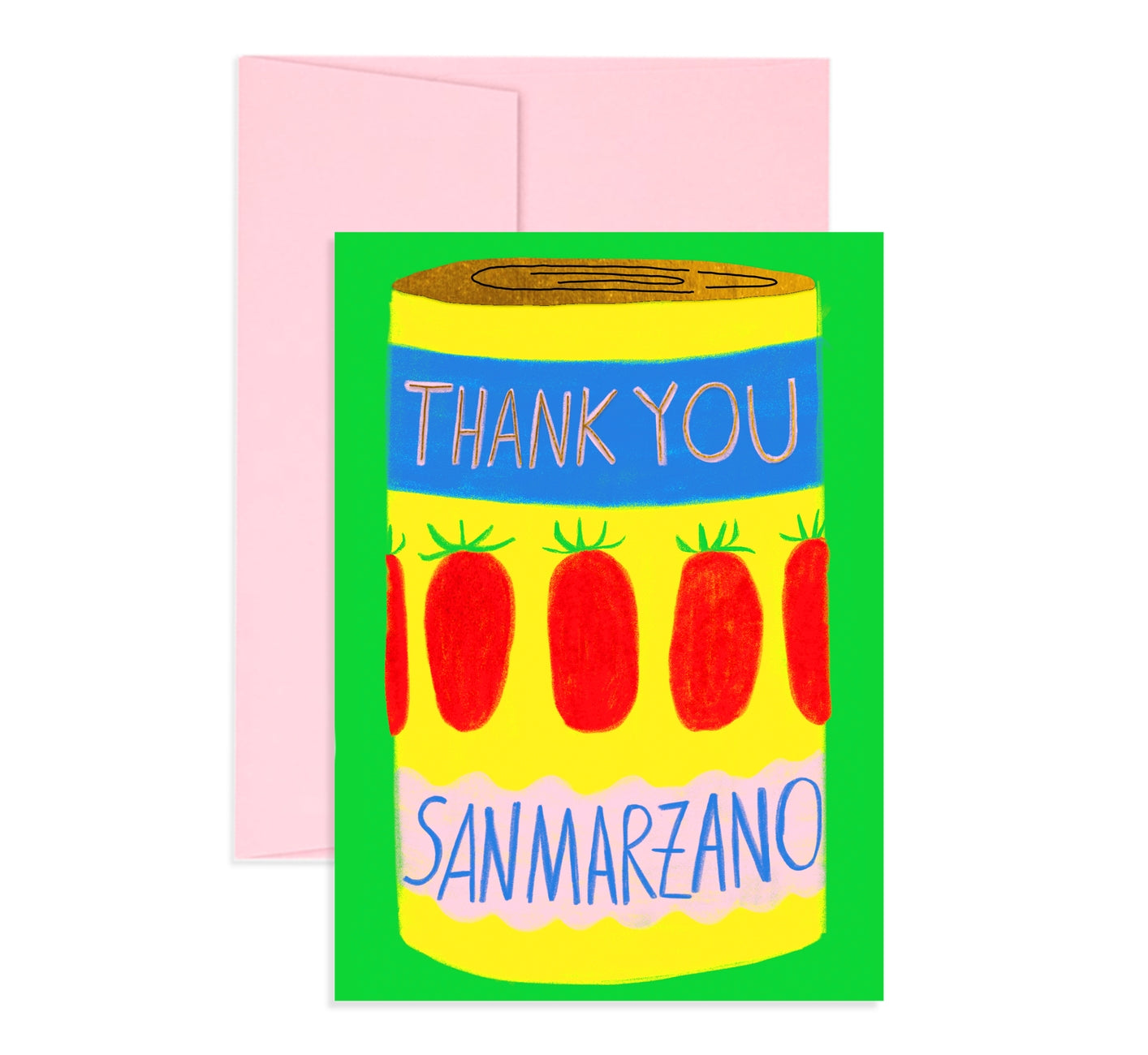 Canned Tomatoes Thank You Note Card