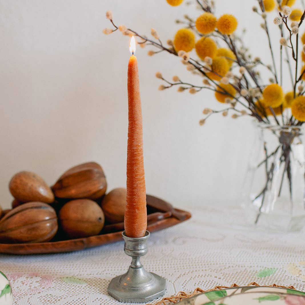 Carrot Taper Candles