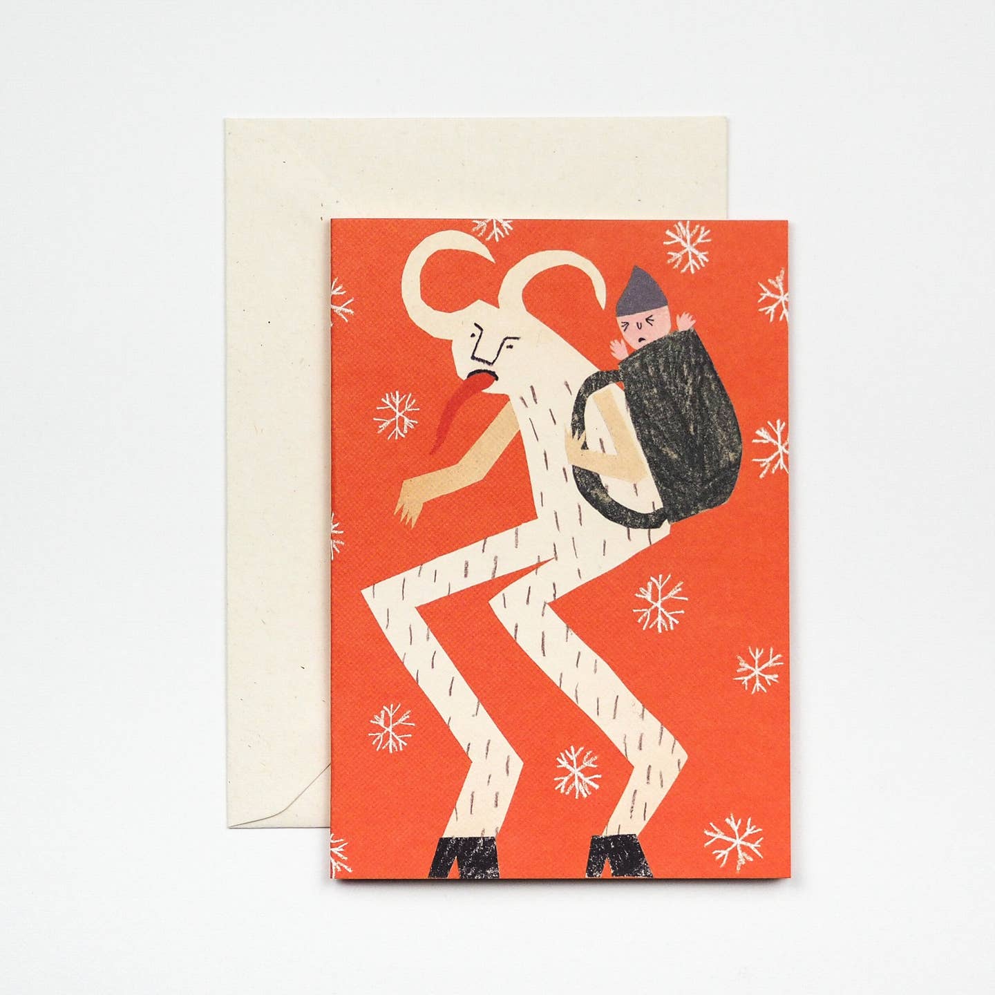 Krampus Greeting Card