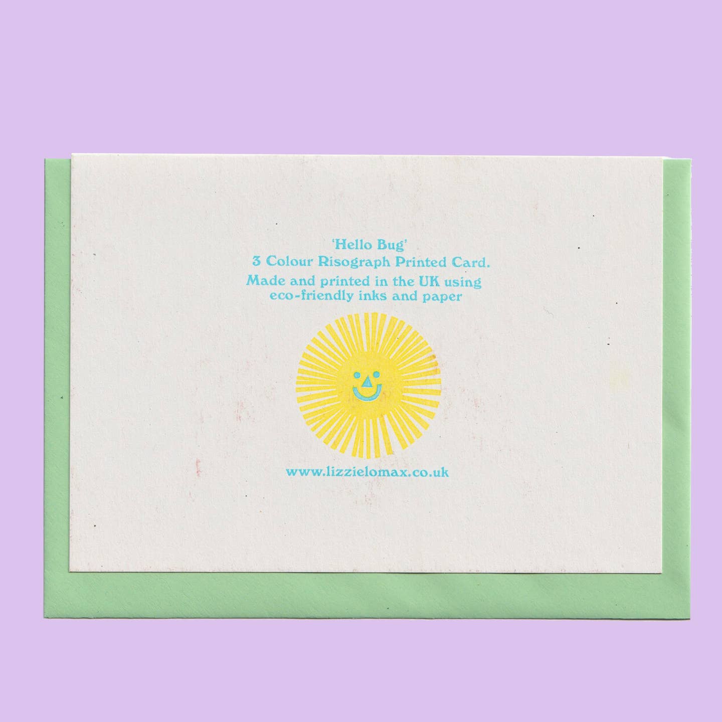Hello Bug Greeting Card
