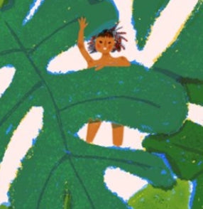 Leafy Birthday Greeting Card