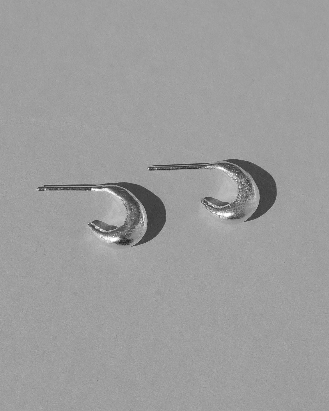 Lithic Hoops - Silver