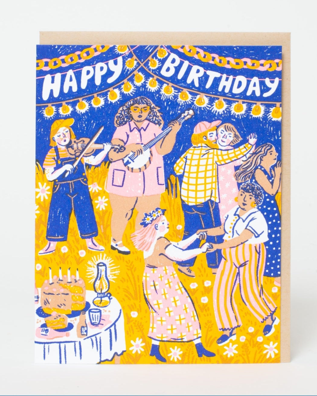 Birthday Dance Party Greeting Card