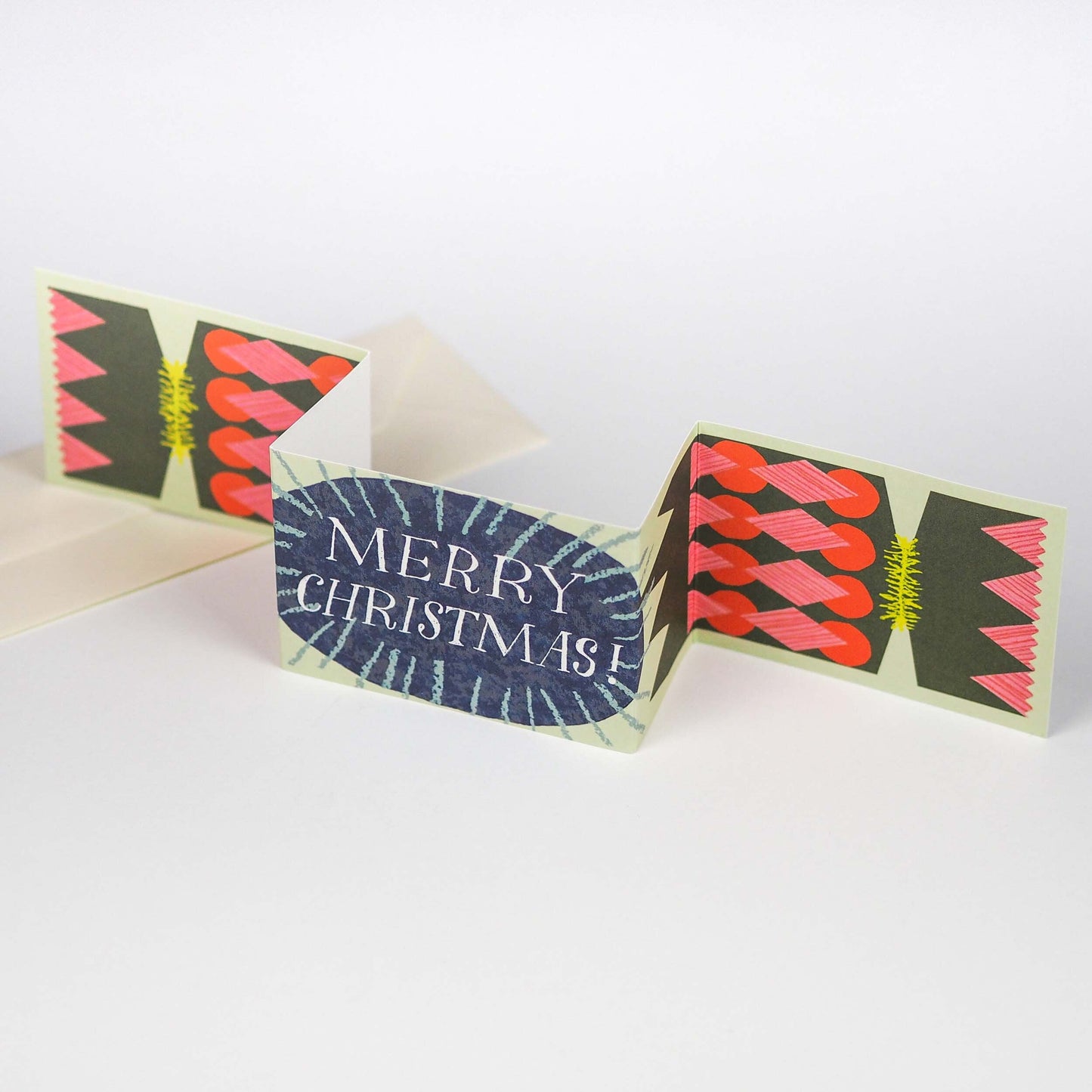 Christmas Cracker Diamond Pull Out Greeting Card