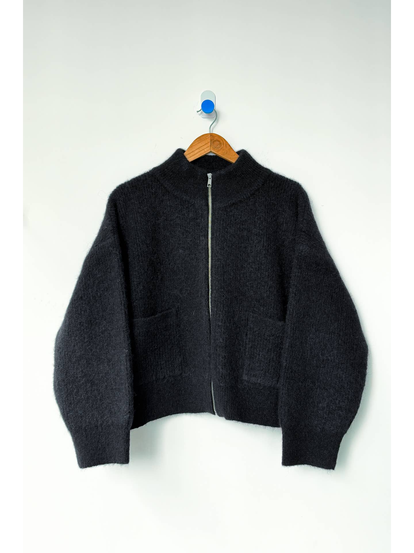 Alpaca Zip Front Jacket