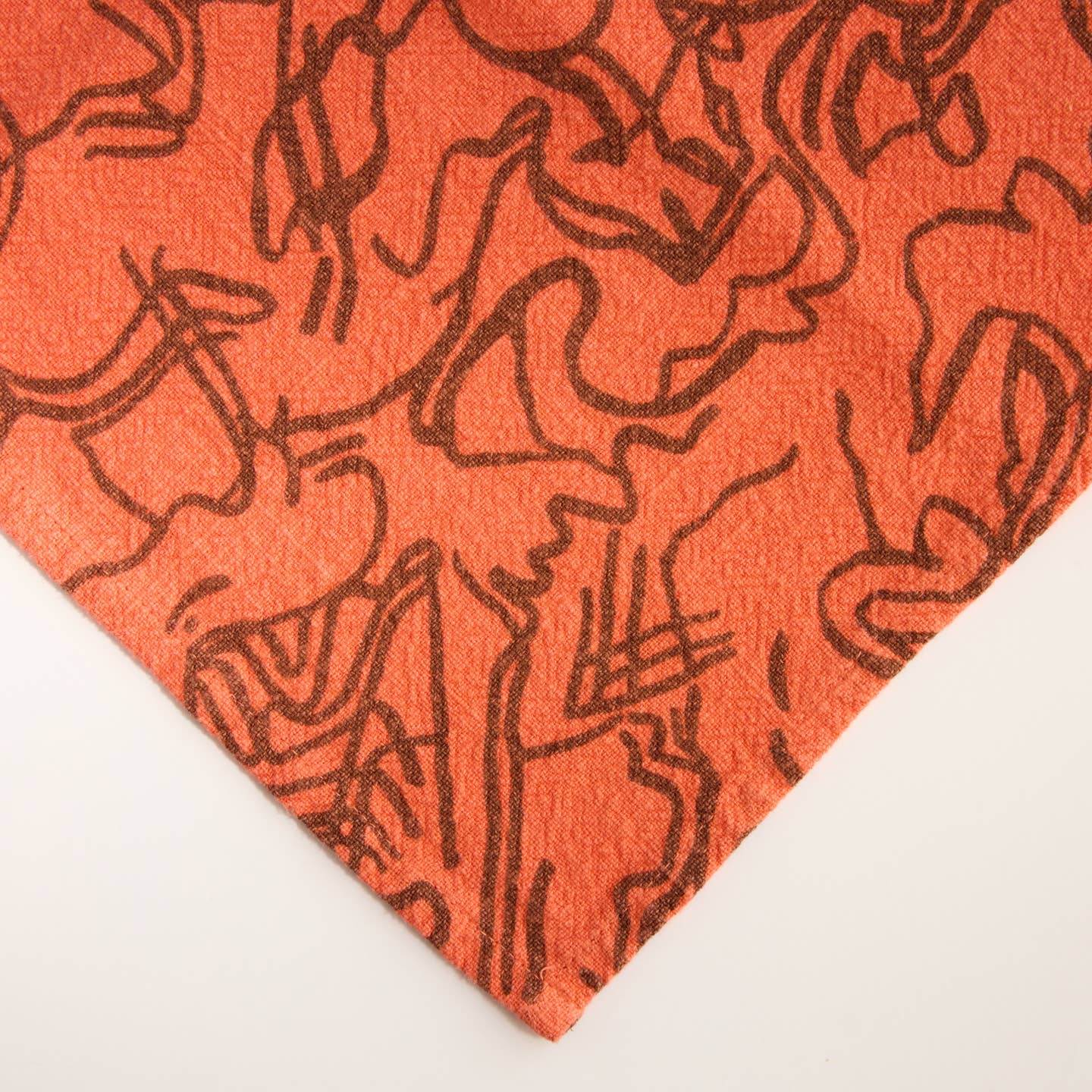Stream Tea Towel / Clay + Orange