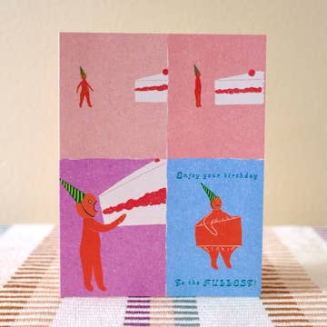 Fullest Birthday Cake Greeting Card