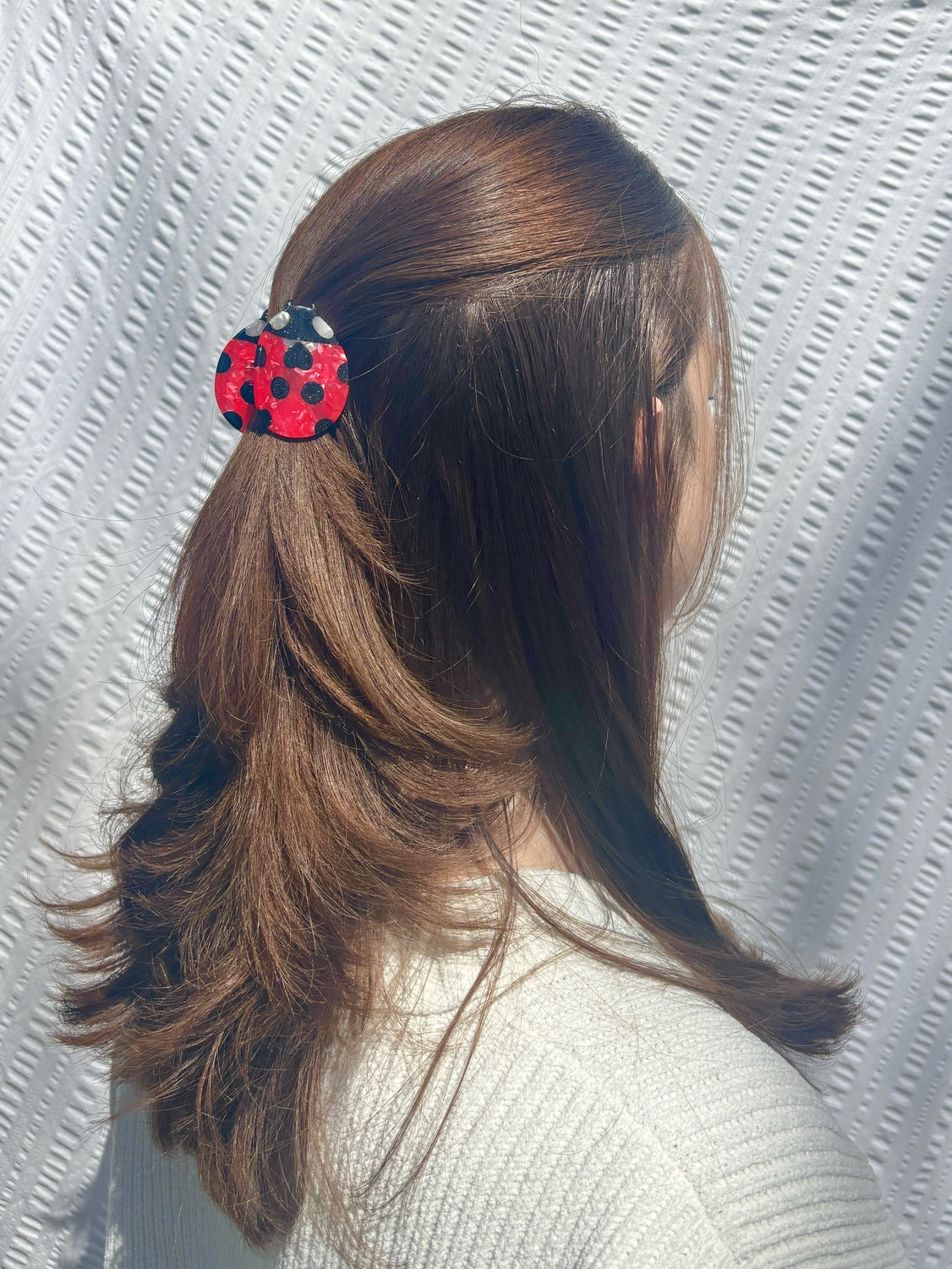 Small Ladybug Claw Clip
