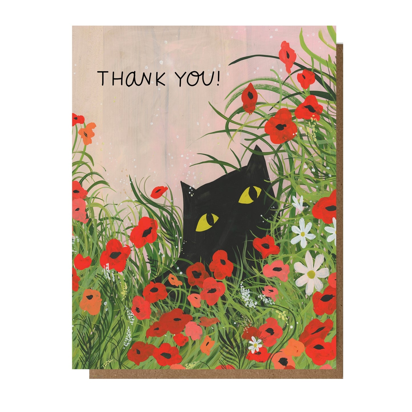 Thank You Cat Greeting Card