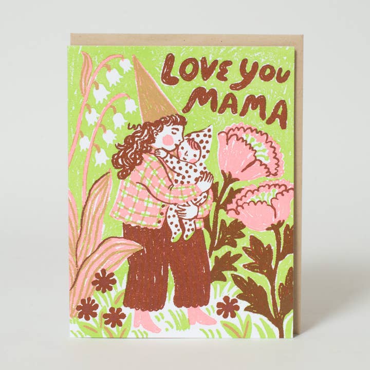 Love You Mama Greeting Card