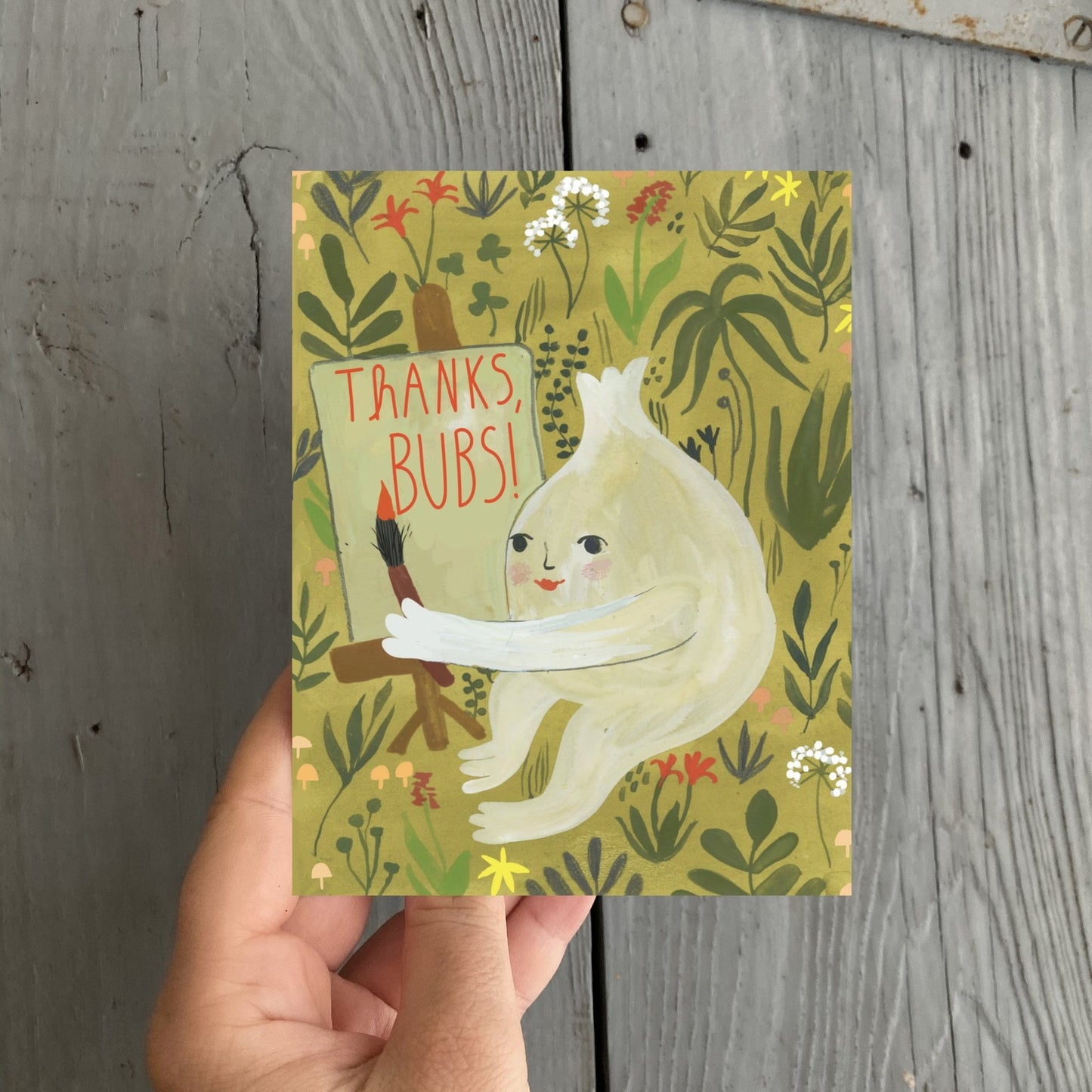 Thanks Bubs Greeting Card