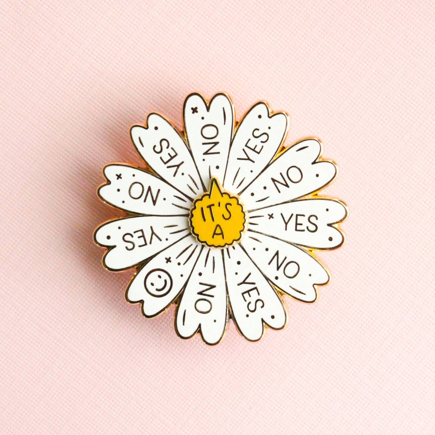 Spinning Daisy Pin
