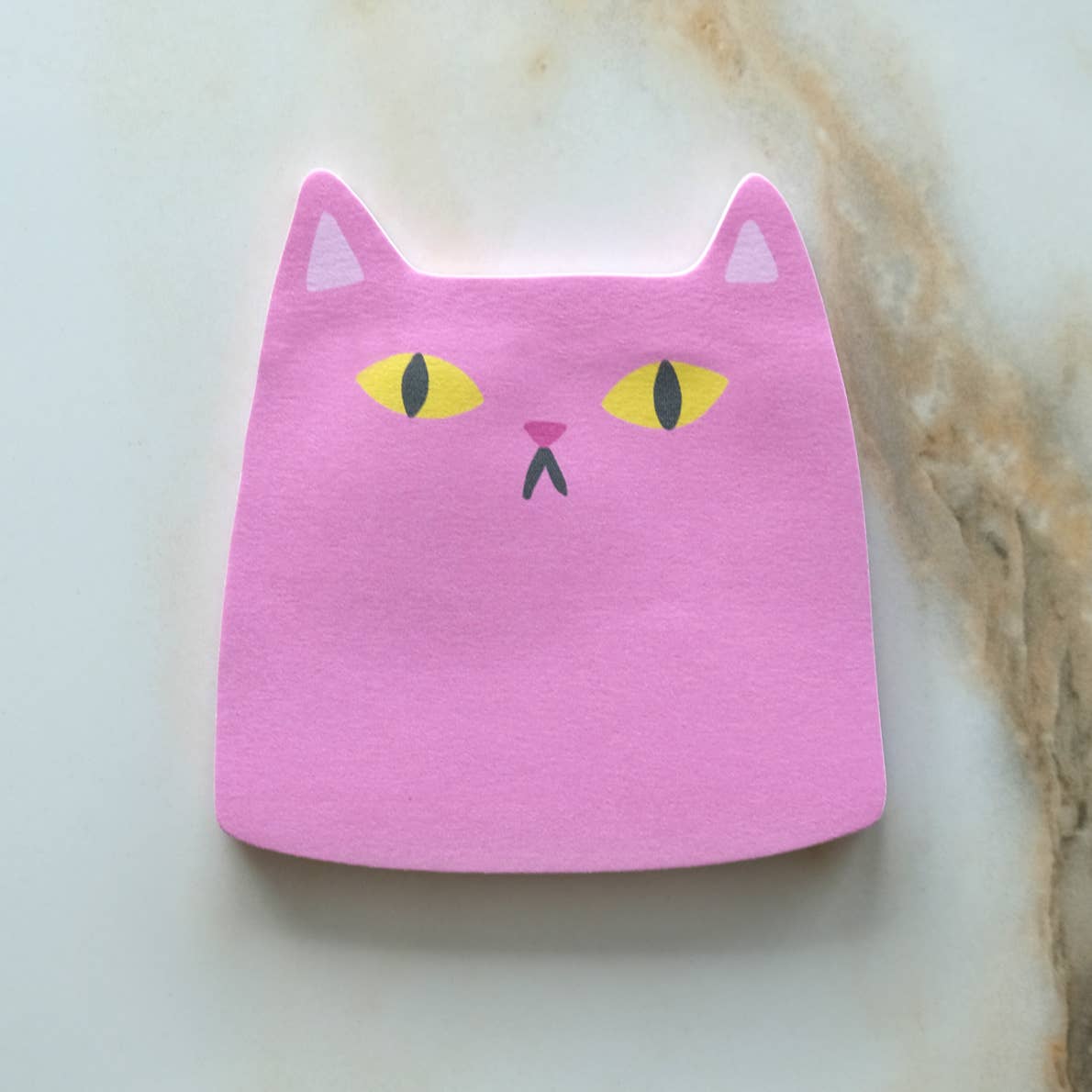 Pink Cat Sticky Notes