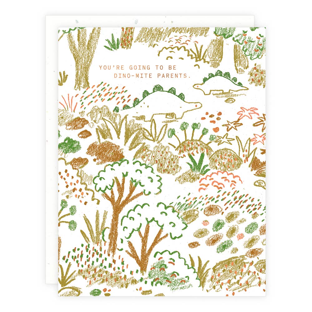 Dino-mite Parents Greeting Card
