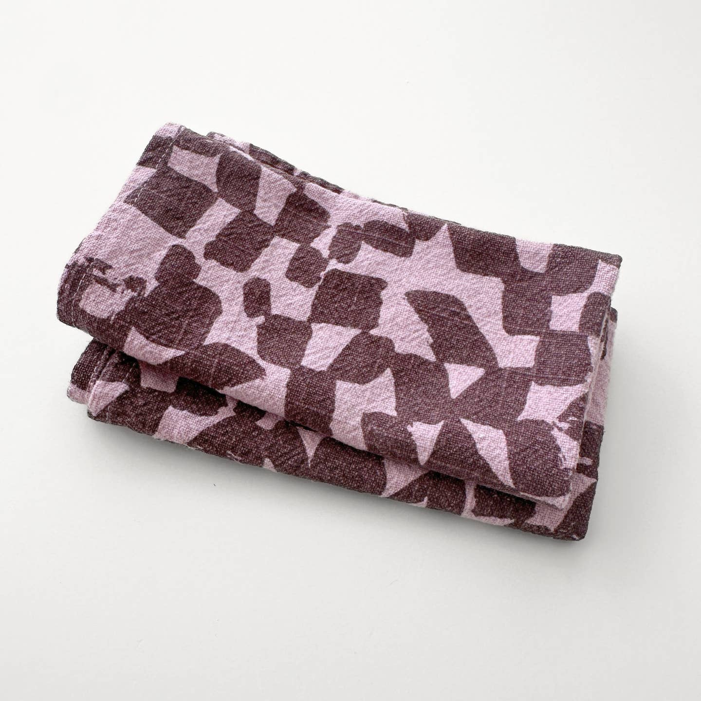 Checks Napkin Pair / Lavender + Moonbeams