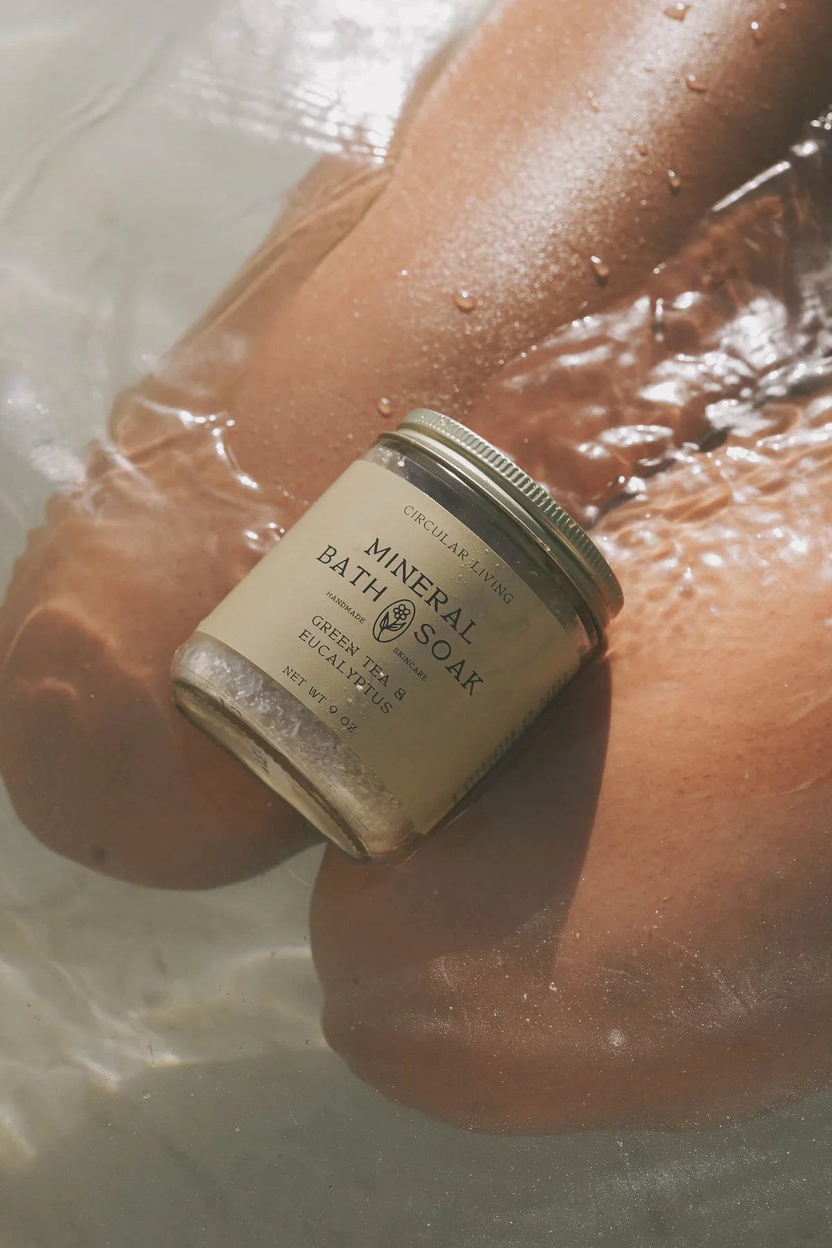 Mineral Bath Soak Jar