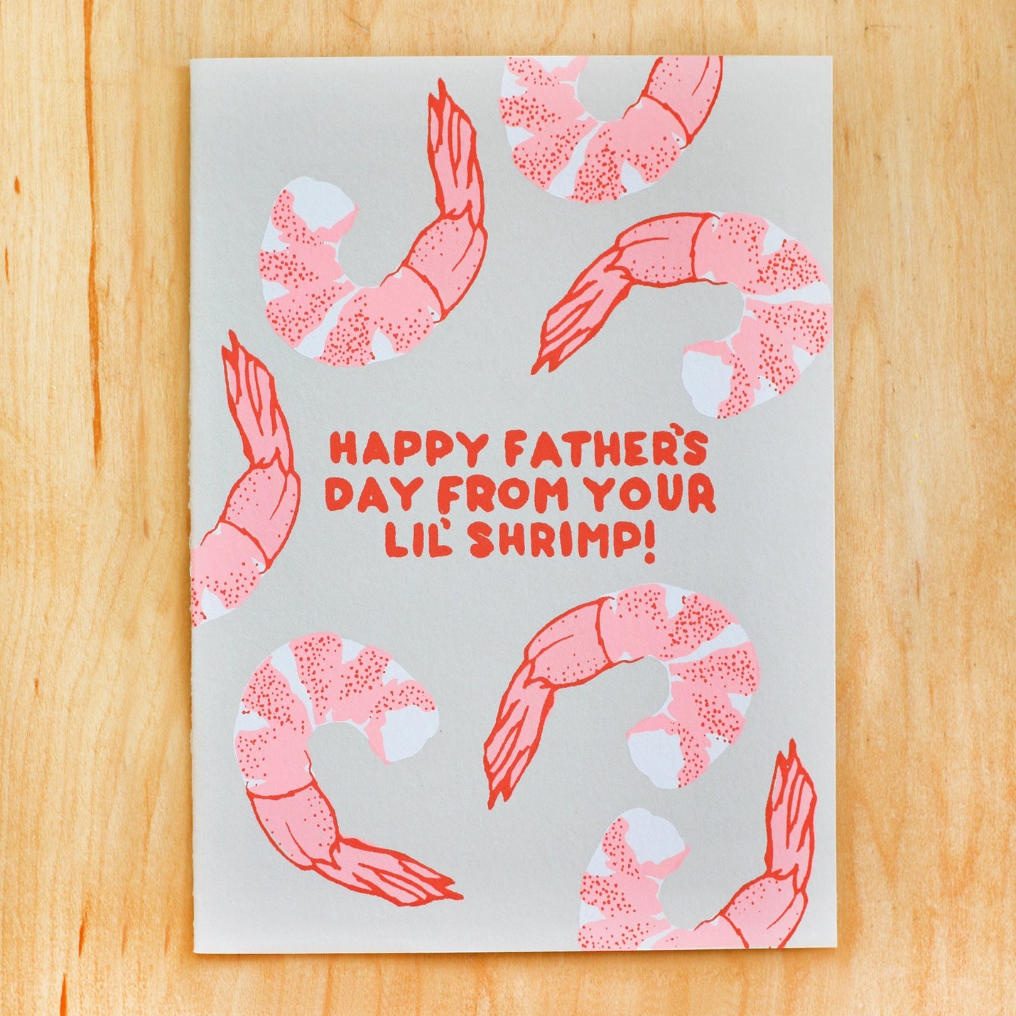 Father's Day Shrimp Greeting Card