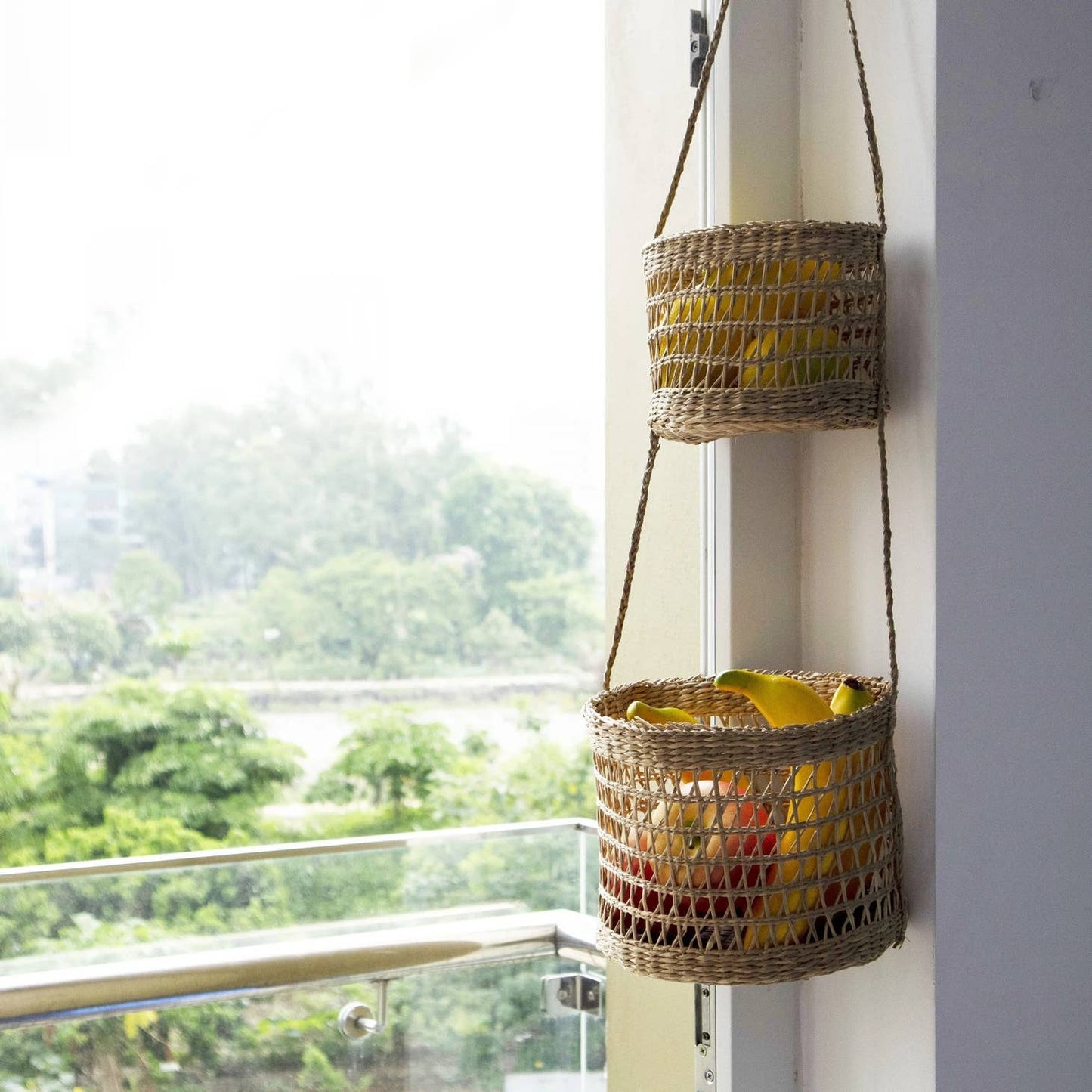 Seagrass Hanging Basket