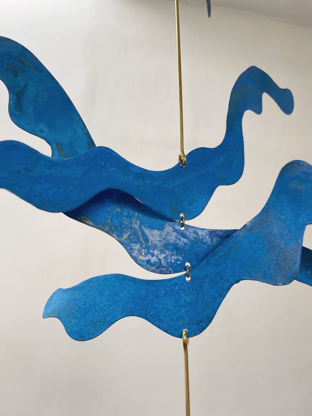 Kinetic Sculpture - Kelpy / Blue Patina