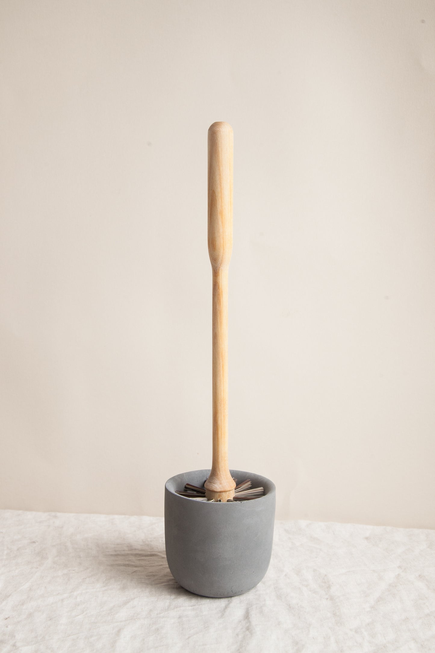 Toilet Brush + Concrete Holder