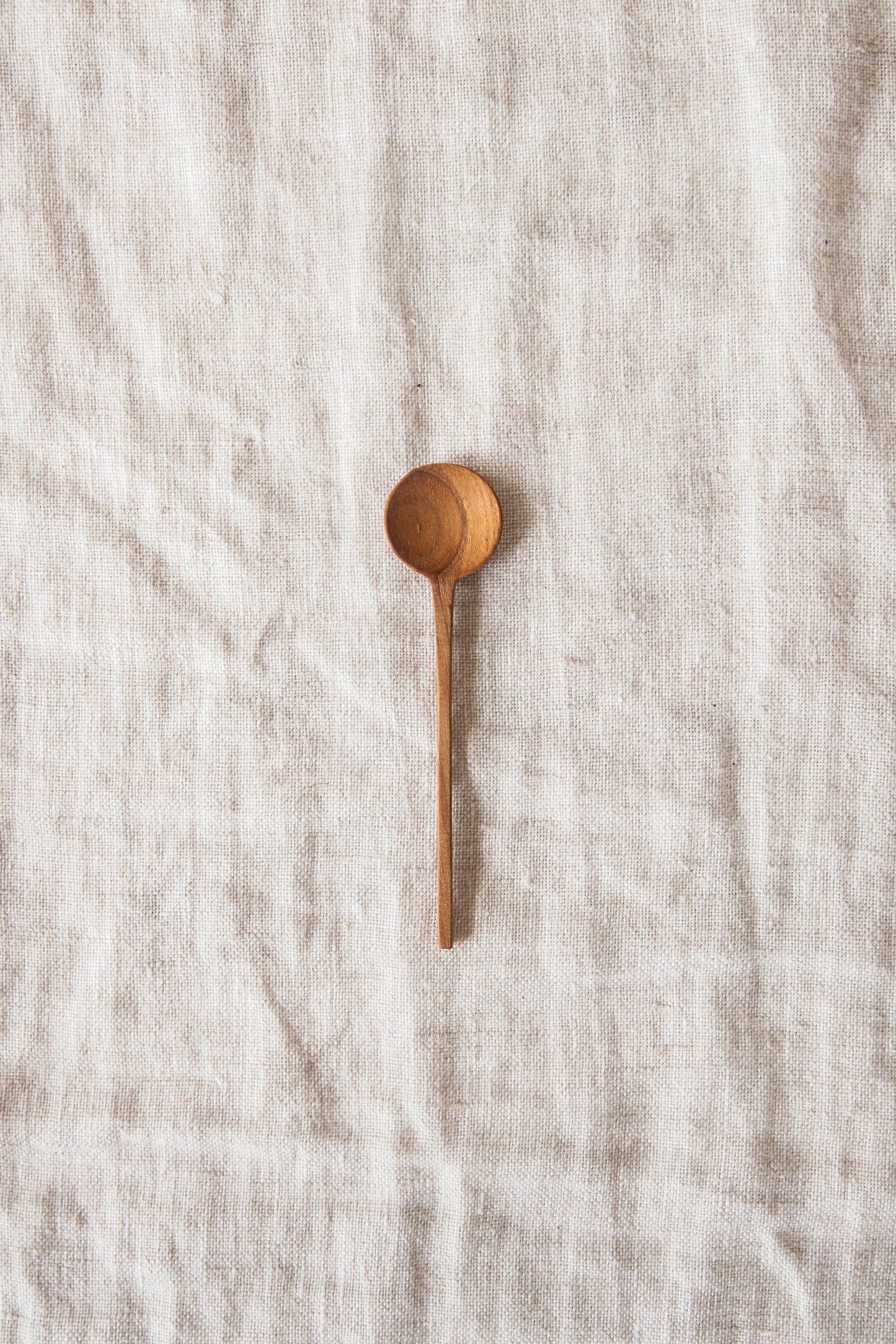 Teak Salt Spoon