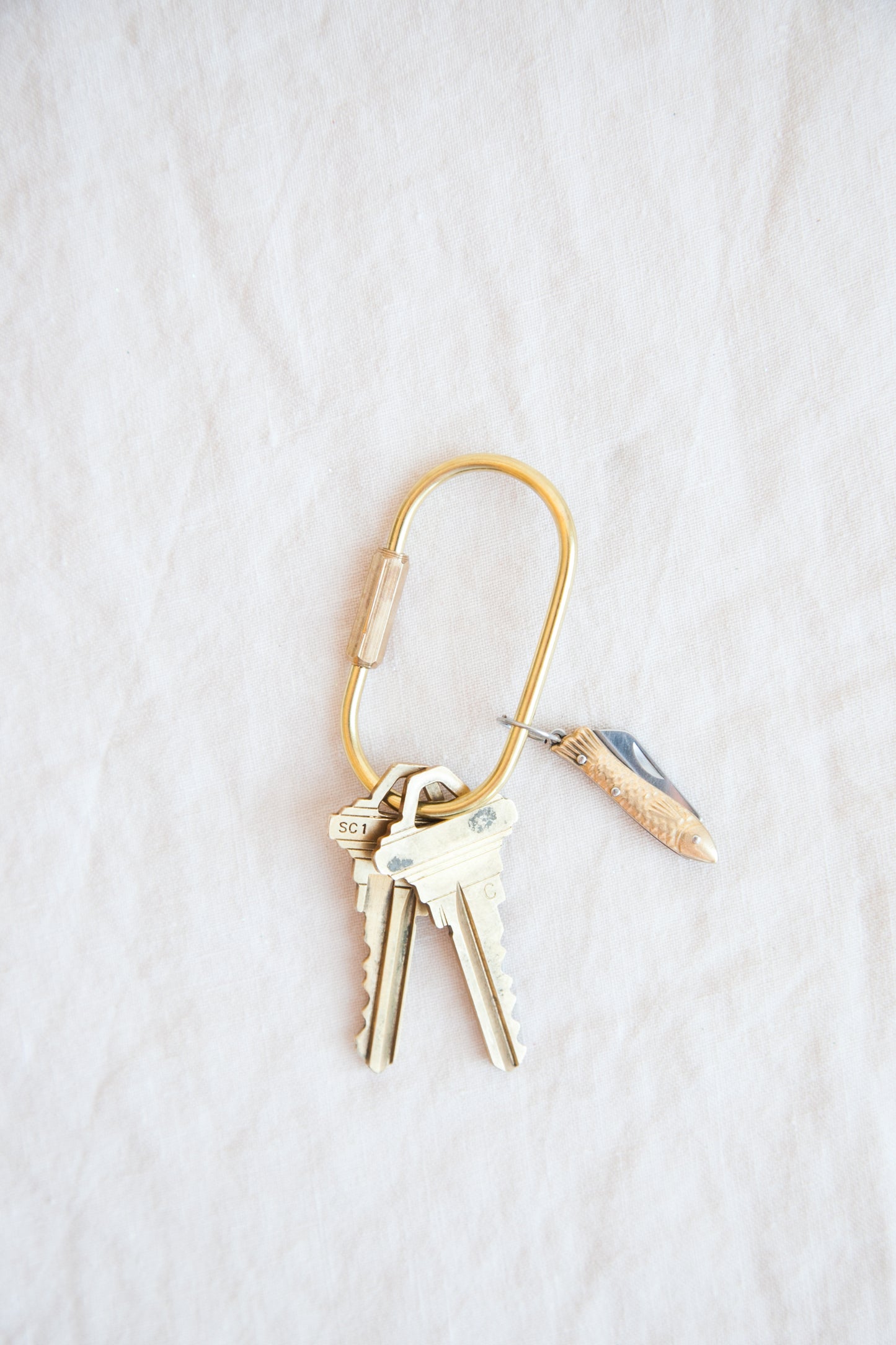 Brass Key Ring